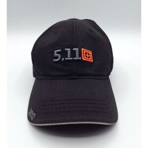 5.11 Tactical Hat Cap Mens One Size Black Orange Tactical Series Adjustable 2012
